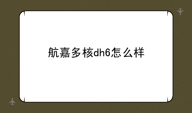 航嘉多核dh6怎么样