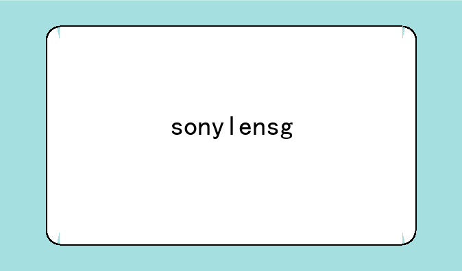 sonylensg