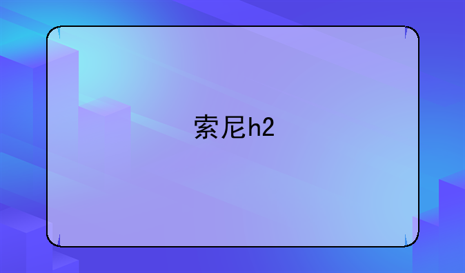 索尼h2