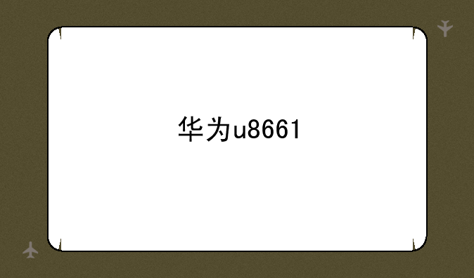 华为u8661