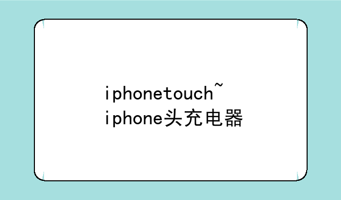 iphonetouch~iphone头充电器